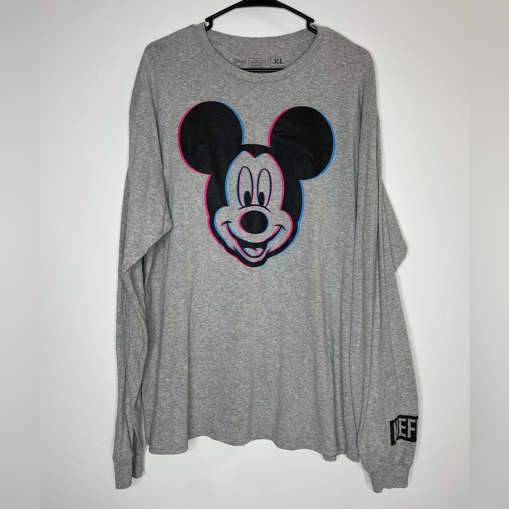 Neff / Disney 3D Mickey Mouse long sleeve tshirt size XL